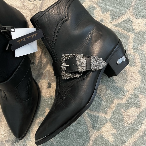 Mango Shoes - Mango Buckle Boots Leather NWT